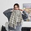 New Scarf for Women In Winter Warm and Versatile  Couples and Students Simple Korean Style High Grade Imitation Cashmere Scarf