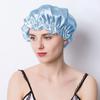 Elastic Women Hair Bonnets Fashion Hair Loss Hats New Large Silk Sleeping Cap