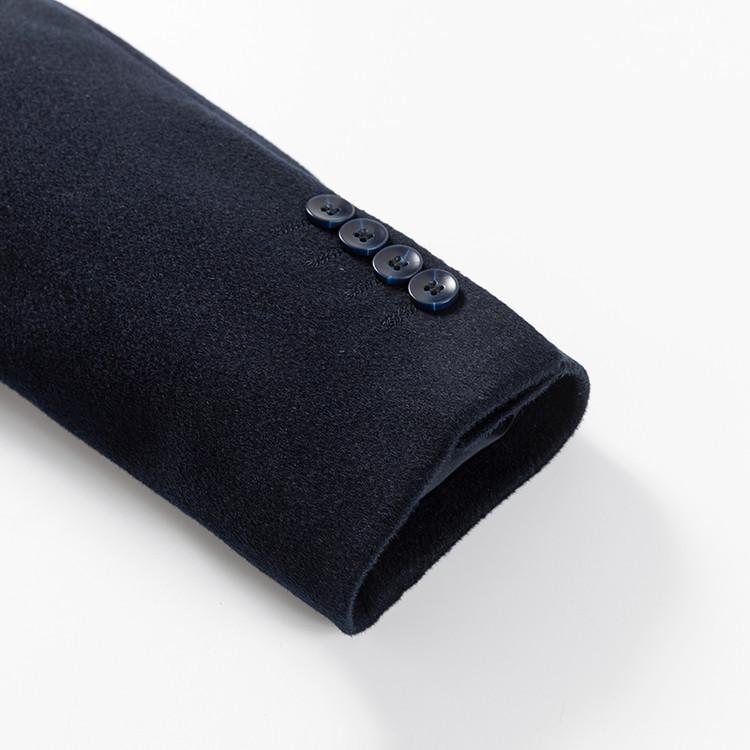 Мужской весенне-осенний костюм из кашемировой шерсти: Короткий повседневный блейзер и формальное пальто