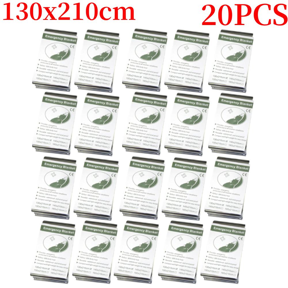 Аварийное термопончо-одеяло Легкое складное Водостойкое Ветрозащитное Солнцезащитное Многоразовое Первая помощь Коврик для кемпинга Покрытие