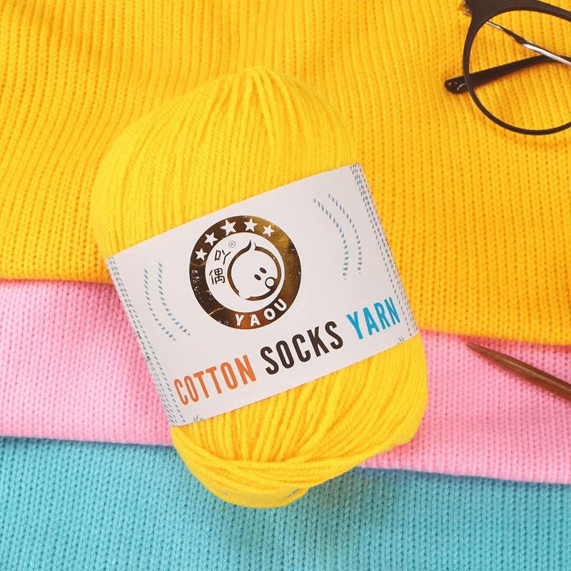 1 рулон вязаной пряжи, мягкая детская молочная хлопковая пряжа для шарфа, свитера, рукоделия и вязания крючком, радужная массивная пряжа