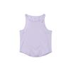 Быстрая Однотонная Майка Без Рукавов Облегающего Кроя с Круглым Вырезом Женские топы Сиреневый FN2515512
