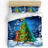 Christmas Tree Ball Duvet Cover Bed Bedding Collection For Double Home Textile Quilt Cover Pillowcases Bedroom Bedding Collection No Linen