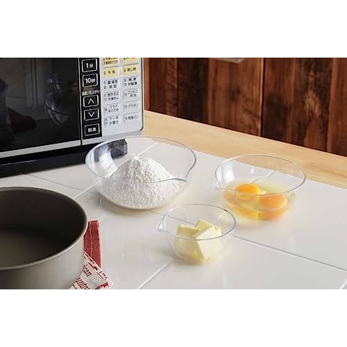 [.co.jp Exclusive] Yoshikawa Katakuchi Range Bowls, 3-Piece Set (190, 380, 700ml) 4003092