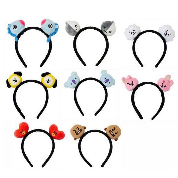 ELEN-KPOP BTS BT21 Headband Hair Band Hoop Cartoon Toys MANG TATA