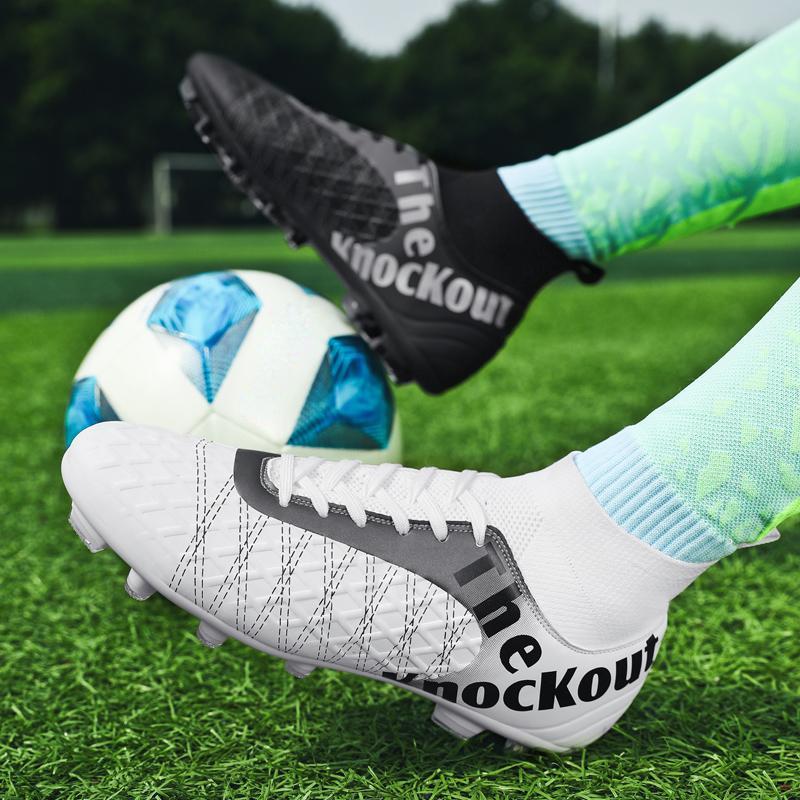 31-48 унисекс футбольные бутсы с длинными ногтями мужские/женские высокоэластичные носки тренировочные художественные детские футбольные бутсы Grassland