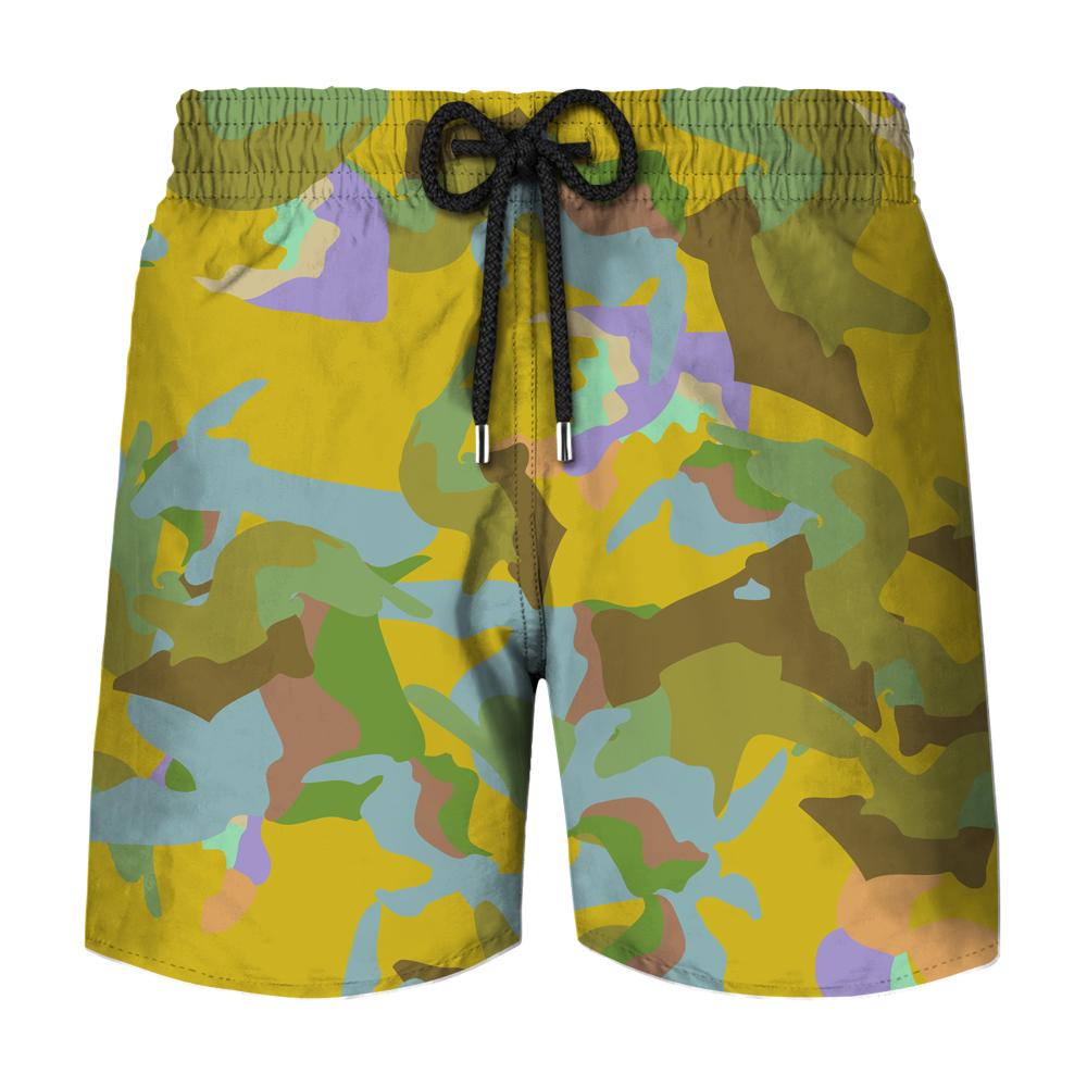 Beach Pant 3D Print Jungle Camouflage Men Swimming Trunks Swimwear Shorts Beach Shorts Swimsuit Surf Board Quick Dry Briefs