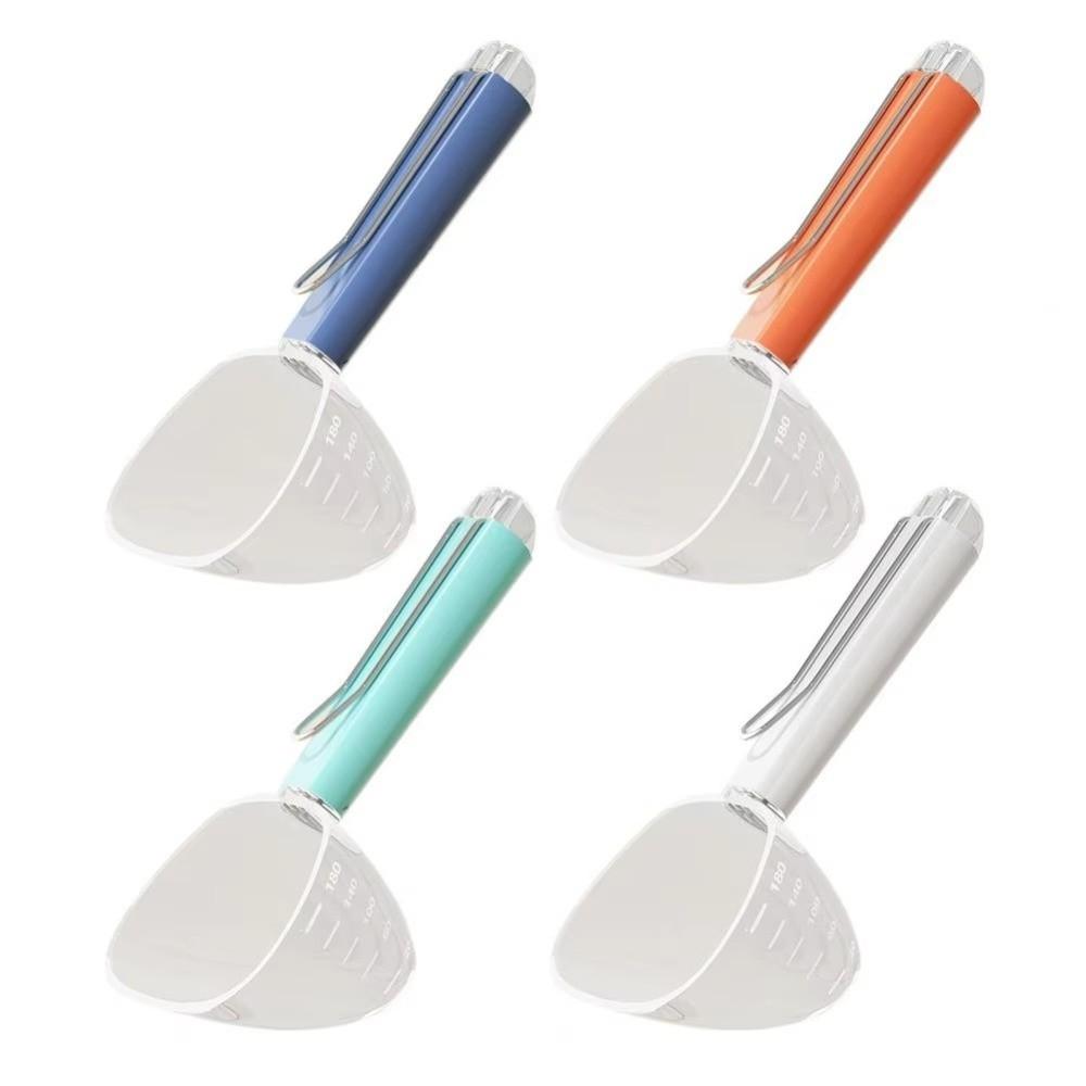Plastic Pet Food Measuring Cup 19cm Length Long Handle Scoop New Pet Scoop