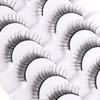 10 Pairs Soft Natural Fake Eyelashes Short Lashes Manga Lashes Cat Eye Look False Eyelashes