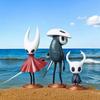 3 шт./комплект Игра Hollow Knight: Фигурка Silksong Кавайная Q-версия Маленький Рыцарь Аниме Фигурка Девочка-Оса Фигурка ПВХ Коллекционные Игрушки