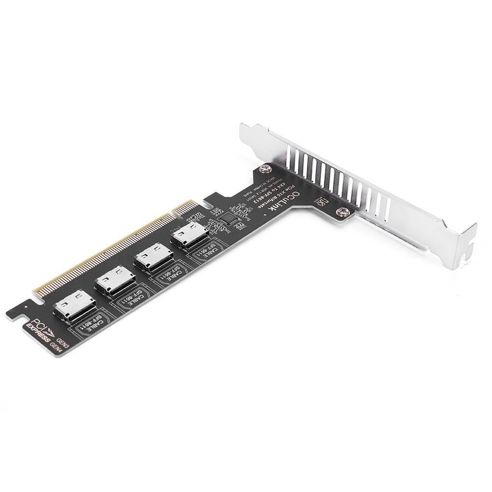 PCI-Express Bifurcation к SFF-8612 1/4X SFF-8612 SFF-8611 Внутренний адаптер для U.2 SSD EGPU Док-станция для внешней видеокарты