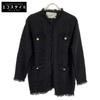 ADAWAS ADWS-201-76 Black Knit Tweet Jacket Jacket F blackUsed