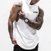 Summer Patchwork Men's Hooded Bottomed Shirt Sleeveless Loose Oversized Tank Tops Bodybuilding Casual Clothes
