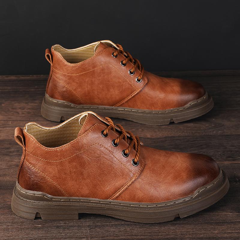 Мужские высокие кеды, обувь для вождения автомобиля, профессиональные мотоциклетные ботинки, мужские мокасины из натуральной кожи