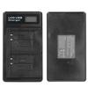 Портативное зарядное устройство для аккумуляторов камеры LI 50B, USB-зарядное устройство для двух аккумуляторов с ЖК-дисплеем