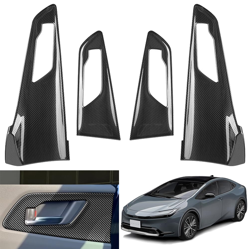 Prius 60 Series Inner Door Handle Panel Interior Panel Interior Parts Custom Garnish Exclusive Design External Product (Carbon Style)