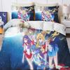 Новый комплект постельного белья Sailor Moon, комплект постельного белья в японском стиле с изображением аниме Sailor Moon, красивое детское одеяло с милым принтом для дома