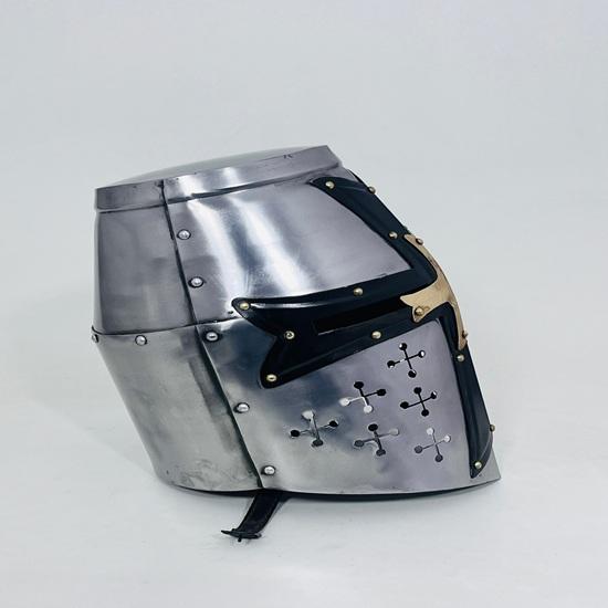 Средневековый шлем рыцаря-тамплиера Иерусалимский шлем рыцаря Для косплея Шлем Лучший подарок