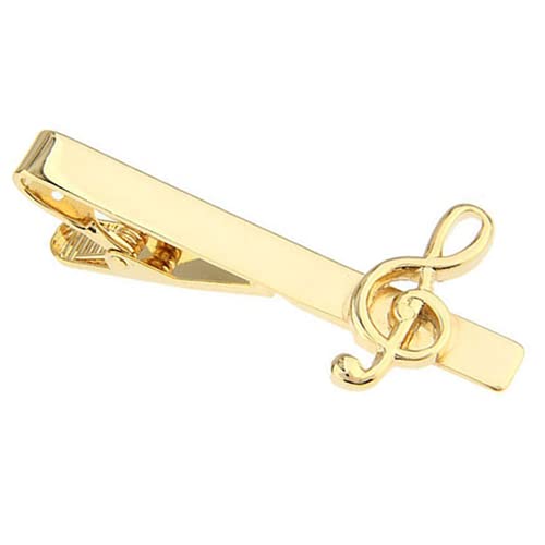 Gold Treble Clef Musical Note Tie Pin Tie Bar Tie Pin N02863