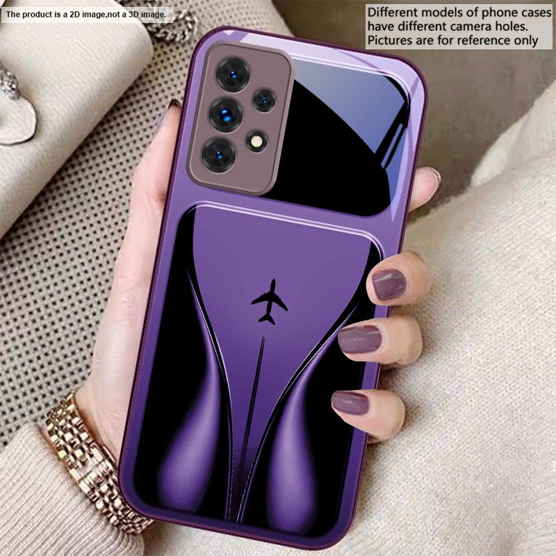 Самолет в постепенном полете Для Samsung A20 30 22 23 24 25 26 31 32 33 34 35 42 50 51 52 53 54 55 56 70 71 72 73 стеклянный чехол для телефона