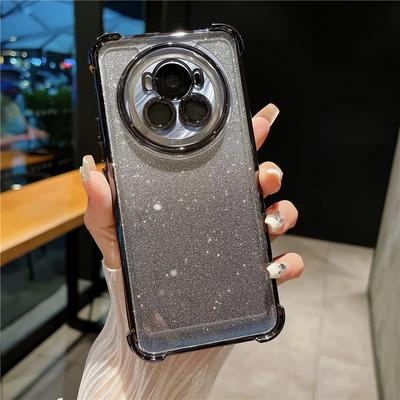 Градиентный блестящий прозрачный чехол для телефона Huawei Honor 60 70 80 90 100 200 X50 Pro V40 противоударный бампер