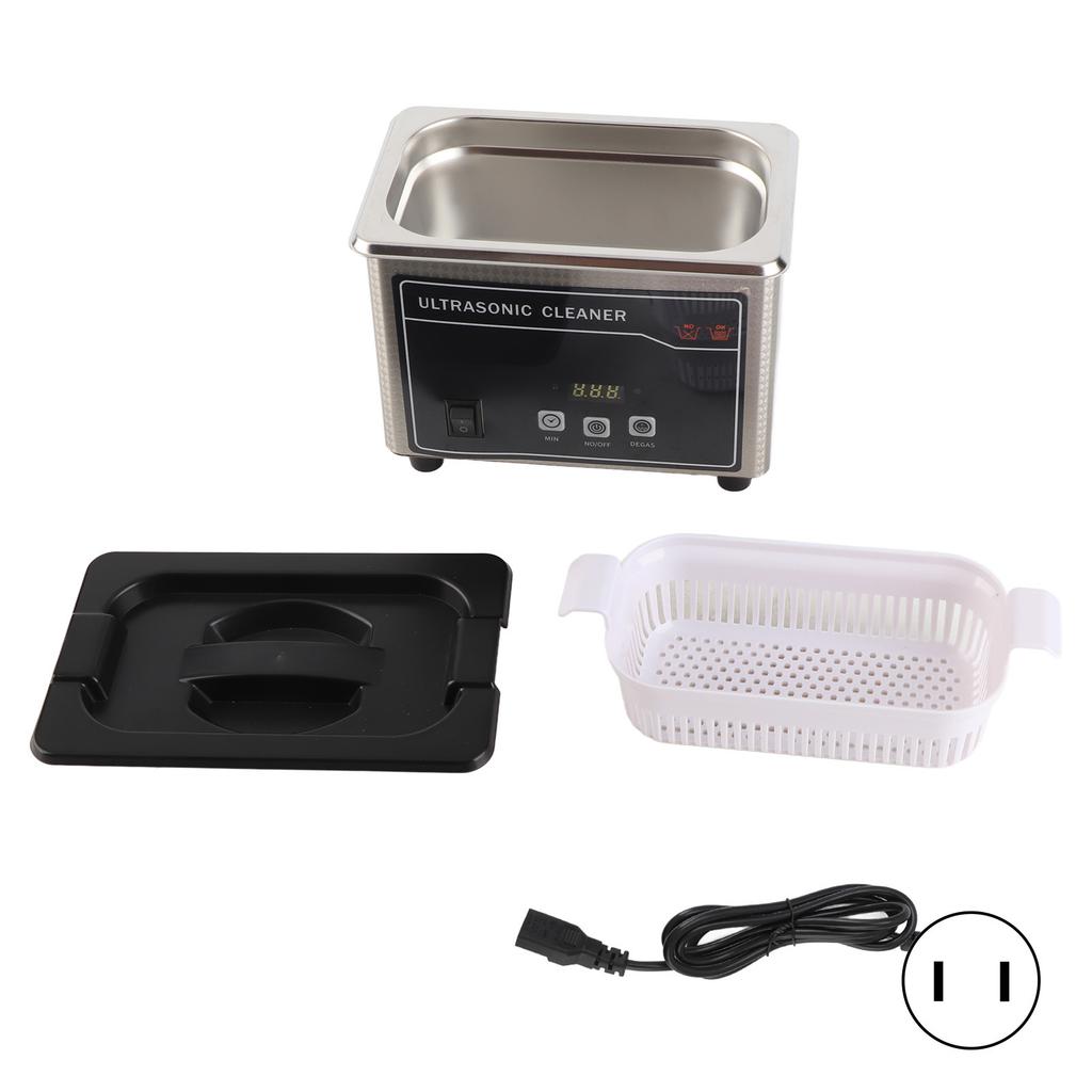 40 кГц 800 мл очиститель большой емкости портативный малошумный ультразвуковой очиститель для стеклянных ювелирных изделий
