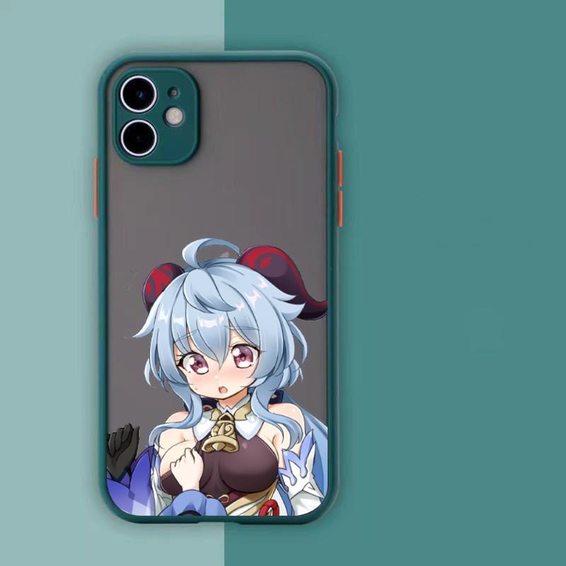 Чехол для телефона Genshin Impact Ganyu для IPhone 13 12 11 Mini Pro Max XS X Max XR 8 7 Plus SE 2022, цвет кожи, чехол для телефона