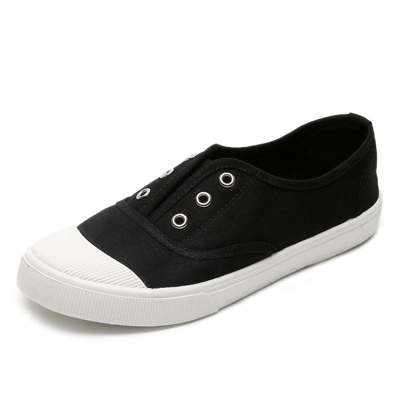 2025 Осень Новые Слипоны для Влюбленных Холщовые Туфли Женские На Все Случаи Жизни Тренд Белые Туфли Летние Студенческие На Плоской Подошве Повседневные Мужские Кроссовки