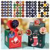Multi-Function Gift Packaging Advent Calendar Paper Stickers Number Stickers Adhesive Label