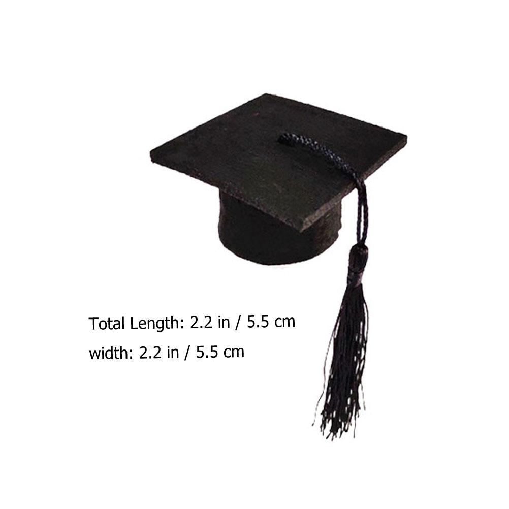 20 шт. Мини-шляпа врача, колпачок для выпускной бутылки, крышка для колпачков, подарок, браслет, маленькие топперы