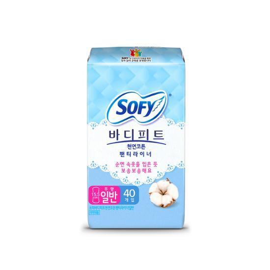 Sophie Body Fit Натуральный Хлопковый Прокладочный Материал Обычный Без Аромата 40 Штук