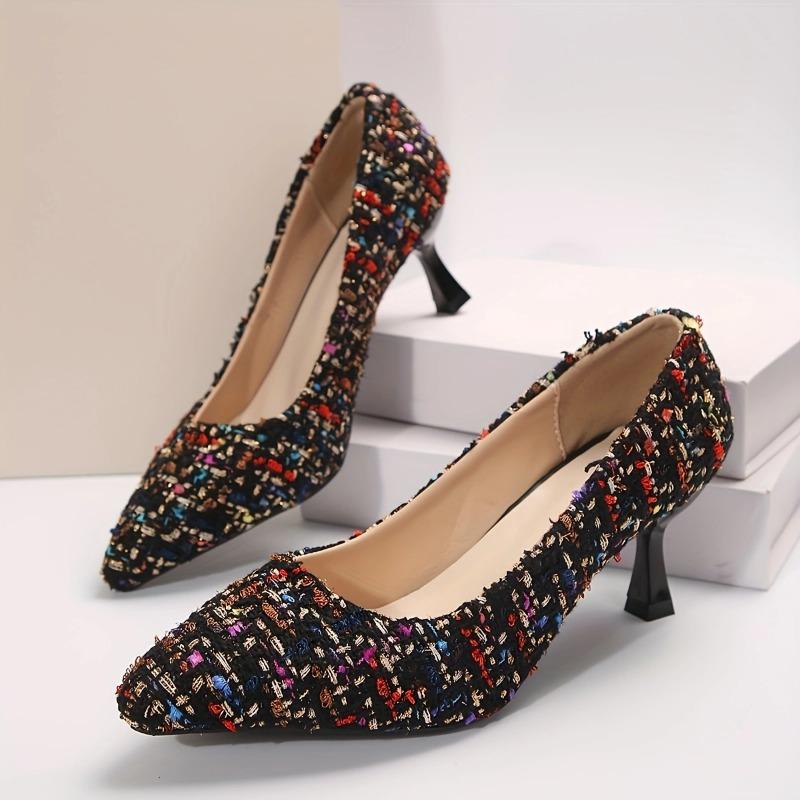 Новые женские туфли на высоком каблуке, весенние и летние удобные универсальные туфли на высоком каблуке, женские туфли-шпильки, сексуальные туфли для женщин, роскошные свадебные туфли-лодочки