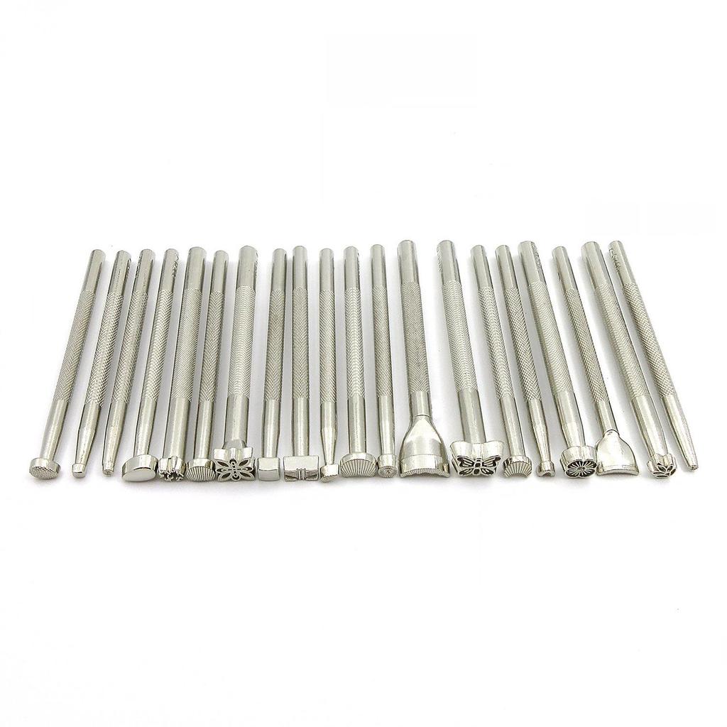20-Piece DIY Leather Carving and Stamping Tool Set