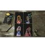 4 Pcs/Set A5 Colorful City Night View Scraping Painting Cartoon Anime Character Magic Art Graffiti Scratch Painting Drawing Toys