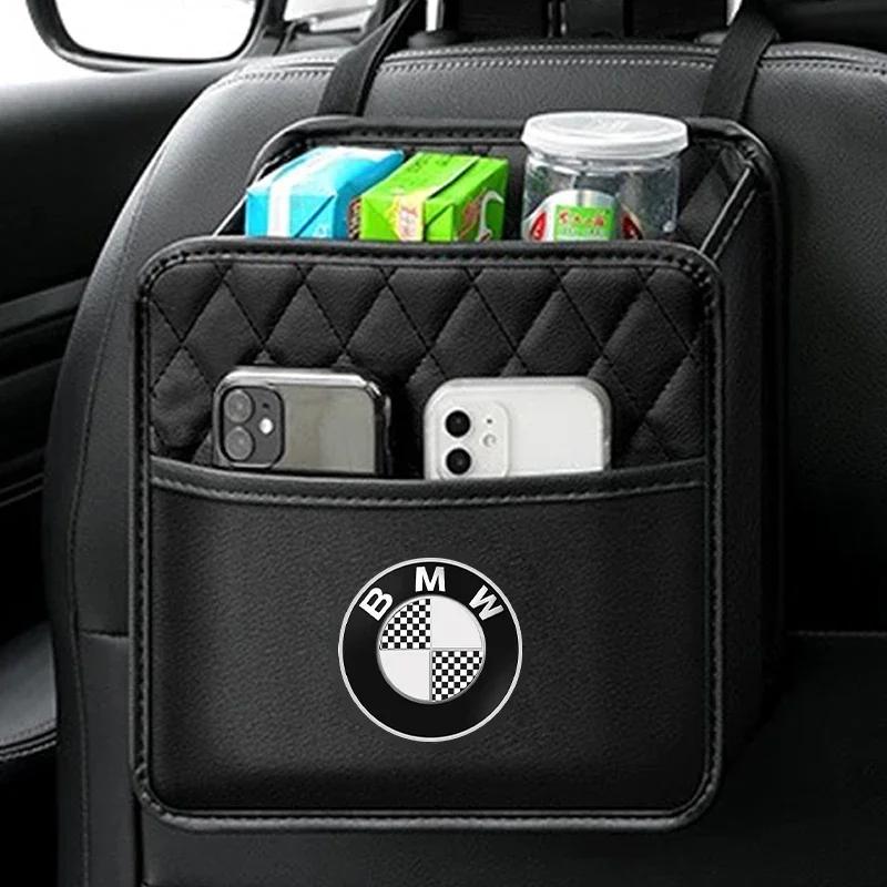 Car Seat Back Pocket Box Auto Foldable Storage Organization Car Carry Bag Car Storage Bag For BMW M F20 E36 E92 E87 E30 E46 E91