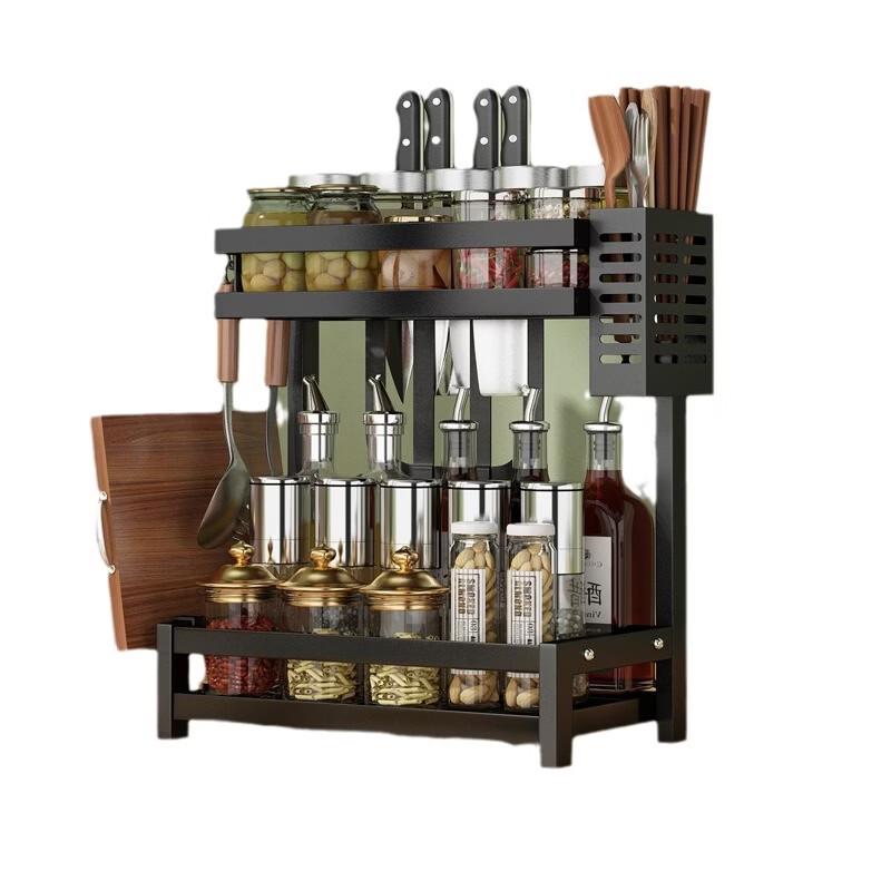 cmaos Rotatable 3-Tier Kitchen Spice Rack