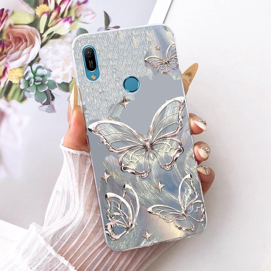 Чехол для Huawei Y6s 2019 JAT-LX3 Милый Лев Модный Расписной Чехол Мягкий Силиконовый Чехол Для Huawei Y6 Prime 2019 Y62019 Fundas Coque