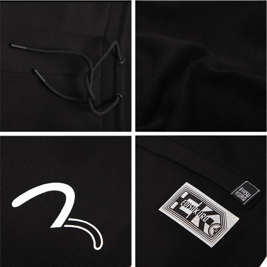 Evisu Rfid Отражающие Термотрансферные Повседневные Брюки Мужские Низ Черный 1EAGNM9SP447XX