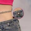 Jeans Waist Adjustable Buckles Beautiful Hollow Metal Flower Button Woman‘s Trouser Wide-to-narrow Adjustable Buckle