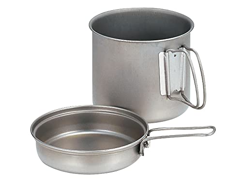 Snow Peak Titanium Cooker Lightweight Deep Trek 1400ml with Storage Case Climbing Disaster Prevention SCS-009T