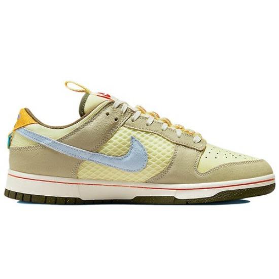 Nike Dunk Low Retro Синий/Коричневый/Желтый 2022 DX6038-741