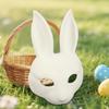 Rabbit Face PU Leather Mask Novelty DIY Rabbit Mask Rabbit Cosplay Mask  Party Masquerade