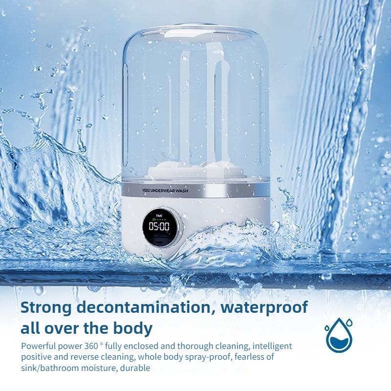 Мини стиральная машина для нижнего белья Беспроводная установка без установки Маленькая портативная стиральная машина для носков Чашка для стирки белья