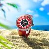 Tendence Коллаборация ONE PIECE Луффи Кварцевые 10 АТМ Водонепроницаемые Минеральное Красный TY532021 Часы, Модель, Механизм, Водонепроницаемость, Стекло, Циферблат, Унисекс, [Оригинал]
