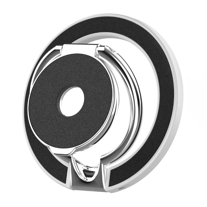 Двусторонний магнитный держатель для телефона MagSafe, магнитное кольцо-держатель для телефона, подставка, магнитный держатель для iPhone 16 15 14 13, Android, для спортзала, автомобиля