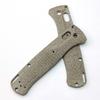 1Pair Micarta Material Folding Knife Handle Patches Scales Grips for Bugout 535 Knives DIY Making Accessory Shank Part