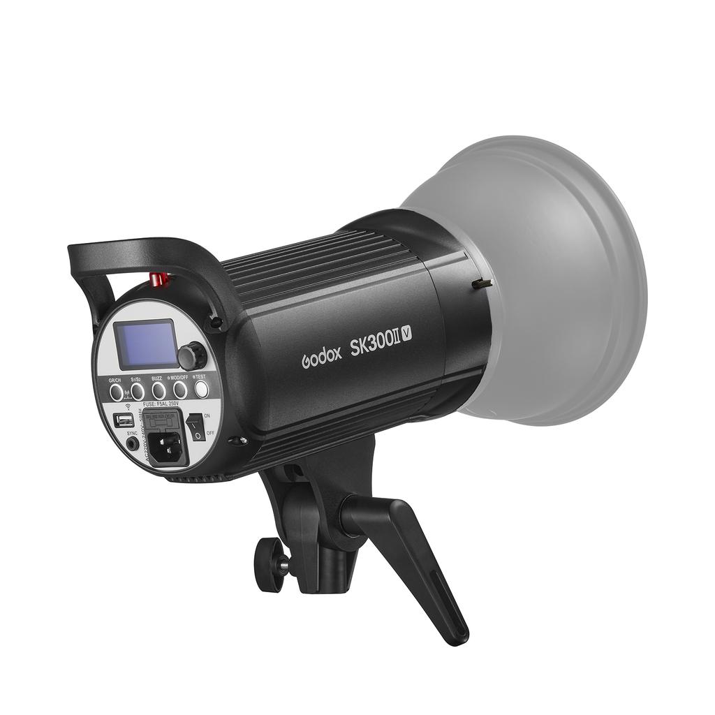 Godox SK300II-V Модернизированная студийная вспышка мощностью 300 Вт GN58 5600+/-200K Встроенный стробоскоп 2,4G