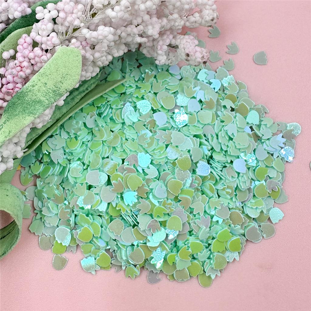 Hanmade Hollow Out Cute PVC Sequins Fashion 1000Pcs Resin Sequins Little Feet with 3.3*3.2mm DIY Acrylic Decorative Sequins