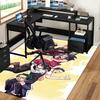 1pc Anime Character Themed Office Chair Mat - Non-Slip Carpet for Desk, Perfect Gift for Anime Lovers, Suitable for Home Decor, Gaming Room, Seasonal