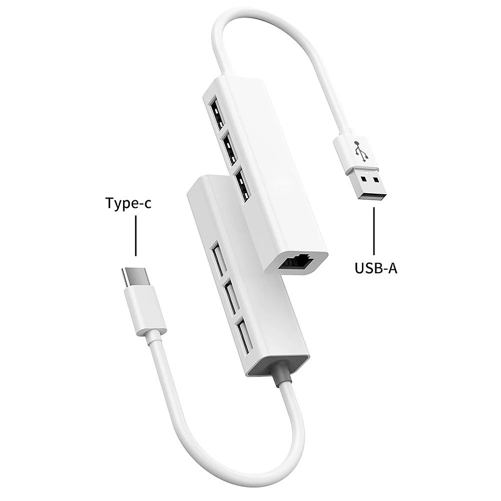 USB/Type-C Ethernet-адаптер 10 Гбит/с USB на RJ45 Lan Сеть для Ноутбука ПК Windows Xiaomi Mi Box Nintendo Switch Сетевая карта